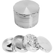 Resim Falconetti Silver 55 Mm. Grinder Alloy Herbal Öğütücüsü Parçalayıcı RB85SLV 