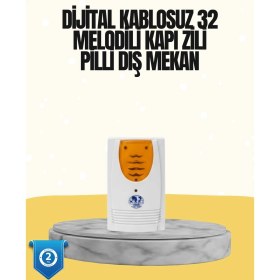 Resim AyrStore Buğz Kablosuz Kapı Zili Düzenli ve Konforlu Yaşam Alanları Için 