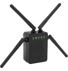 Resim Gaman 4 Antenli 300MBPS Wifi Repeater Kablosuz Sinyal Güçlendirici Access Point 