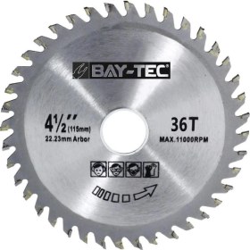 Resim Bay-Tec Elmas Ahşap Kesme Testeresi Taşlama Makinası 115X22 mm 
