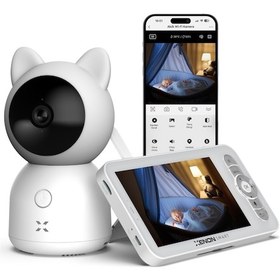 Resim Xenon Smart Dijital Monitörlü 5" LCD Akıllı Bebek Kamerası 