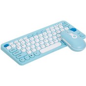 Resim Yunboo Kablosuz Klavye Ve Mouse Seti - Ergonomik, Sessiz, 2.4g Bağlantılı, 10 Metre Menzil 