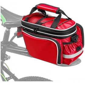 Resim Maiyame Lixada Yx-1301 Bisiklet Çantası: Geniş Depolama, Çok Amaçlı Kullanım, Kırmızı Kırmızı 