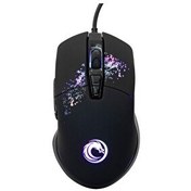 Resim Lunatic Owl 7200 Dpi 7D Sese Duyarlı RGB Işıklı Makrolu Oyuncu Kablolu Mouse 