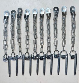 Resim Şahin Ticaret Römork Kasa Kaması Tekli Zincirli Yuvarlak 