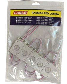 Resim Carub Parmak Lamba Tek Lens Beyaz 10'Lu 12v BR 040 99 39 