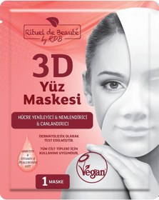 Resim Rituel De Beaute Hücre Yenileyici ve Canlandırıcı 3D Yüz Maskesi 