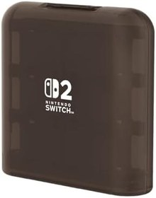 Resim HORI Nintendo Switch 2 için 24 oyun kartı kılıfı (siyah) saklama kutusu, 24 oyun için koruyucu kılıf, resmi Nintendo lisanslı 