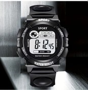 Resim Sunshine022 Siyah Led Ekranlı Spor Saati - Okul Ve Dış Mekan İçin Çok Fonksiyonlu Dijital Kol Saati Diğer 