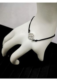Resim Omar Silver İpli Bileklik Zirkon Taşlı Syh 