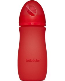 Resim Bebedor Geniş Ağızlı Isıya Dayanaklı Cam Biberon 120 Ml 