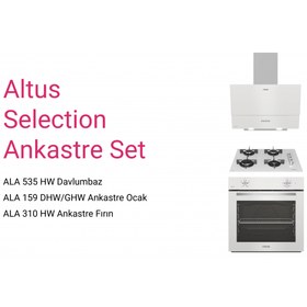 Resim Altus Ankastre Set Beyaz No 101 ( ALA 310 HW - ALA 159 DHW - ALA 535 HW ) 