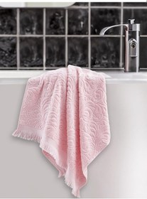 Resim Cotton Esra Ultra Yumuşak Banyo Havlusu 70x140 Pudra 