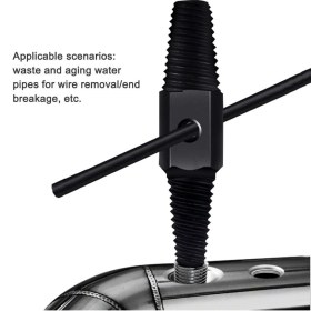 Resim Hasarlı Kırık Musluk Batarya Çıkarma Aleti Çift Taraflı Ters Kılavuz Hasarlı Civata Çıkartıcı 