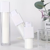 Resim 1 adet Döner Basınç Vakumlu Emülsiyon Şişesi Seyahat Dağıtıcısı 15ml/30ml/50ml 