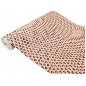 Resim Alkor 480-0049 Kırmızı Damask Desen Yapışkanlı Folyo (45Cm X 1Mt) 