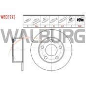 Resim Walburg-wbd1293 - Fren Dıskı Arka Duz 5 Bjn 244,4 10 68 63,9 Vo 
