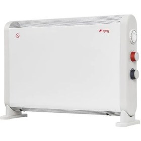 Resim King K-6260 2000 W Termostatlı Elektrikli Ayaklı Konvektör Isıtıcı 15 m2 