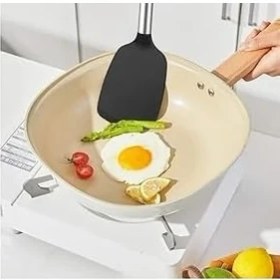 Resim Storemax "4’lü Silikon ve Paslanmaz Çelik Mutfak Seti - Dayanıklı Kepçe, Spatula, Kevgir ve Büyük Servis Kaşığı - Sağlam, Dayanıklı ve Şık Tasarım - Yemek Pişirme ve Servis Için Ideal Mutfak Gereçleri" 