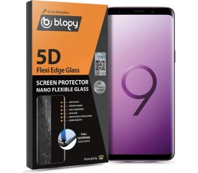 Resim Buff Blogy Galaxy S9 Plus Flexi Edge 5D Ekran Koruyucu 
