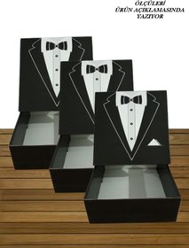 Resim Sonem Çeyiz Çeyiz Sandık Gelin Damat Bohça Kutusu Kolisi 3lü 0121 