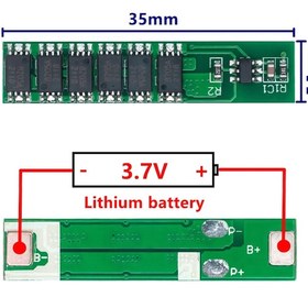 Resim Robizstore-Bms 1S 15A Koruma Kartı 3.7V Lityum 18650 Pil Batarya Lipo Li-İon 