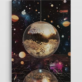 Resim Disko Topu No.2 Poster - 21x30cm / Siyah 