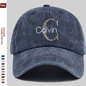Resim 1 adet Unisex Lüks "Calvin" Calvin Plaj Tatili Güneş Şapkası, Işıltılı Taş Desen Baskılı, Hafif Ayarlanabilir Polyester Malzeme, Siyah Klasik Papa Kamyoncu Kapağı, Trendy Sokak Hip-Hop Stili, Seyahat ve Balıkçılık için Uygun, Moda Aksesuarı, Aile ve Arkadaşlar için İdeal Hediye 