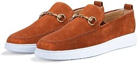 Resim Ducavelli Ritzy Hakiki Deri Süet Erkek Günlük Ayakkabı Loafer Ayakkabı 