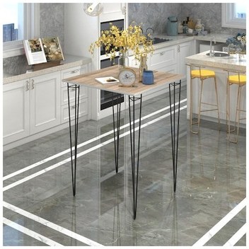 Deryawood Deryawood Masif Ahşap Yemek Masası Takımı 85-100+4 Sand+100 Bank