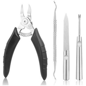 Resim Ezere Paslanmaz Çelik Özel Tırnak Makası Pedikür Seti 4'lü 