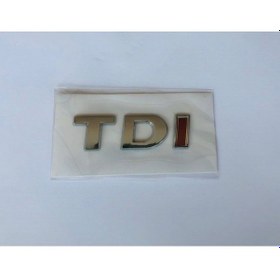 Resim Volkswagen Tdi Bagaj Yazısı Tek Kırmızı 1K9853675M 