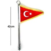 Resim Oto Flama Bayrak Direği Tampona Takılan Bayrak Direği 