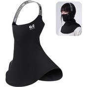 Resim Golovejoy Dtj56 Unisex Kış Açık Boyun Körüğü Maskesi Sıcak Bisiklet Yürüyüş Kayak Yüz Kapatma Siyah 