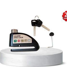 Resim Astraltech 110 Db Alarmlı Disk Fren Kilidi Su Geçirmez Çelik Gövde Motosiklet Güvenlik 