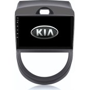 Resim Kia Soul Araç Multimedya Android Ekran Carplay Navigasyon Cihazı Double Teyp 4+64 9" 11-13 Gri Navımex 