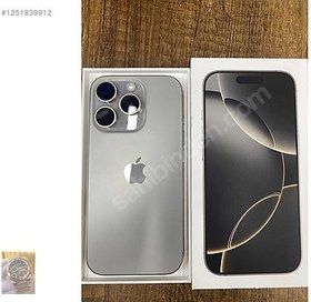 Resim Apple iPhone 16 Pro İkinci El TR | 128 GB | Natürel Titanyum 