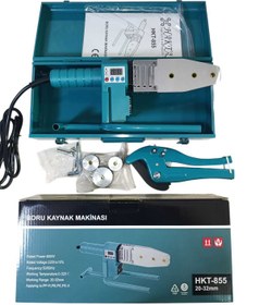 Resim haktaş Dijital Göstergeli 800 Watt PPRC Boru Kaynak Makinesi | 20-25-32 Uçlu + Makaslı Set 