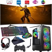 Resim Rogame I5 14400F 16GB Ddr4 1tb M2 8gb RX580 Çift 24" Monitörlü Oyun Bilgisayarı (Gaming Set) 