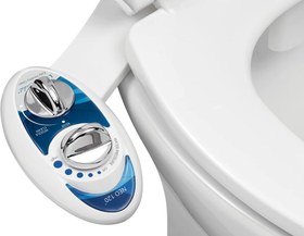 Resim LUXE Bidet NEO 120 - Kendi Kendini Temizleyen Başlık, Tatlı Su Elektrikli Olmayan Bide Eklentisi, Klozet Kapağı için, Ayarlanabilir Su Basıncı, Arka Yıkama Teşhir 