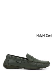 Resim Gönderi(r) Erkek Rok Hakiki Deri Loafer Ayakkabı 