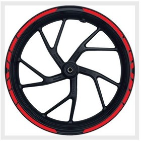 Resim Yamaha Mt 07 Kırmızı Jant Şeridi Jant Içi Yazılı 17 Inç Takım Halinde Çok Renkli 