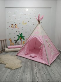 Resim Henna Prime Meloon Kızıldereli Çocuk Oyun Çadırı Devrilmeyen Sabitleme Mekanizmalı 