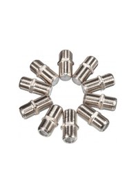 Resim F Konnektör Dişi Ara Aparat F-Ara Konnektör 100 Adet 