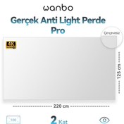 Resim Wanbo Anti Light Pro Projeksiyon Perdesi 