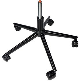 Resim Siyah Konik Yıldız Ayak+60 Sessiz+class3 Siyah Piston Makam Koltuğu Ofis Koltuğu Oyuncu Koltuğu 