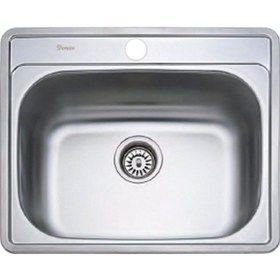 Resim 60 X 50 Mutfak Eviyesi 6050gr Keten Dokulu Krom 