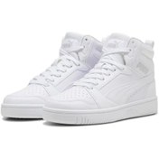 Resim Puma 393831 05 Rebound V6 Mid J Beyaz-gri Kadın Spor Ayakkabı 