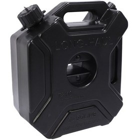 Resim Synodicmonth Siyah 5l Araba Ve Motosiklet Yakıt Yedek Yakıt Deposu Plastik Tank Yedek Plastik Varil Yakıt Deposu 1 Adet 