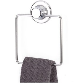 Resim Evistro Banyo Tuvalet Havlu Askısı Krom Duvara Monte Vidalı Kare 
